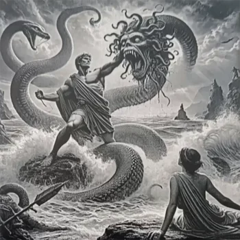 Persée contre le Kraken